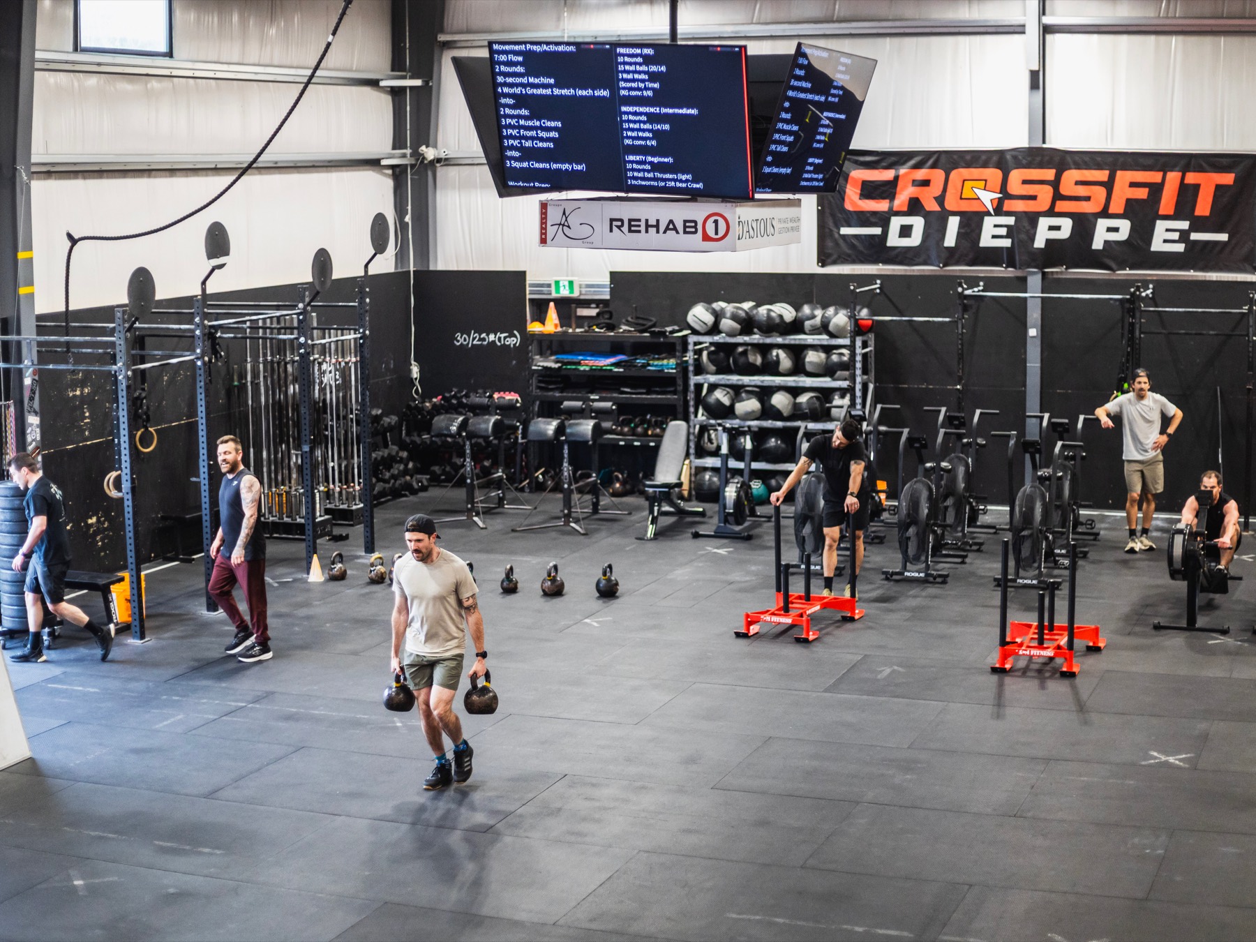 Members training together